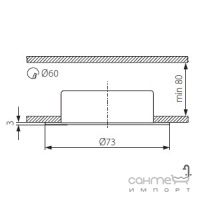 Светильник точечный Kanlux Gavi CT-2116B-BR/M 814