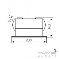 Светильник точечный влагостойкий Kanlux Imber LED CW 23521