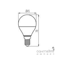 Лампа світлодіодна Kanlux IQ-LED G45E14 5,5W-NW 27301