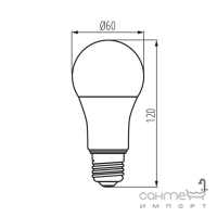 Лампа светодиодная Kanlux IQ-LEDDIM A60 15W-CW 27293