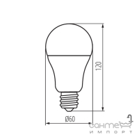 Лампа світлодіодна Kanlux Rapid HI E27-NW 14W 32926