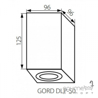 Світильник точковий Kanlux Gord DLP 50-AL 25472