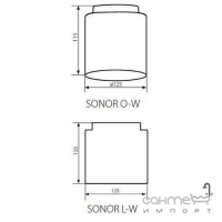 Світильник точковий Kanlux Sonor LW 24361