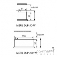 Світильник точковий подвійний Kanlux Meril DLP-250-W 26481