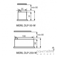 Светильник точечный двойной Kanlux Meril DLP-250-W 26481