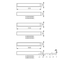 Потолочный светильник подвесной Kanlux Al 23W-840-MAT-W 27413