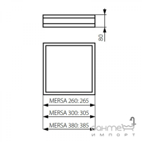 Потолочный светильник Kanlux Mersa 300-B/M 29051