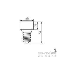 Патрон Kanlux HLDR-E14/GU10 8851