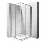 Квадратна душова кабіна Rea Punto REA-K0863 хром/прозоре скло