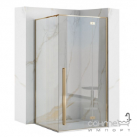 Квадратна душова кабіна Rea Fargo Gold REA-K4903 золото/прозоре скло