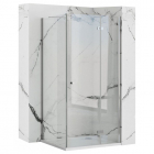 Квадратная душевая кабина Rea Madox U REA-K4527 хром/прозрачное стекло