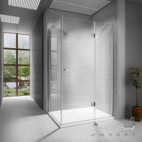 Квадратна душова кабіна Rea Madox U REA-K4527 хром/прозоре скло