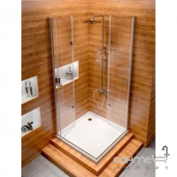 Квадратна душова кабіна Rea Fold N2 REA-K9991 хром/прозоре скло