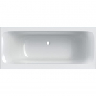 Прямоугольная акриловая ванна, тонкое исполнение, с ножками Geberit Tawa Slim Rim Duo 554.123.01.1 Белая