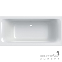 Прямоугольная акриловая ванна, тонкое исполнение, с ножками Geberit Tawa Slim Rim Duo 554.125.01.1 Белая