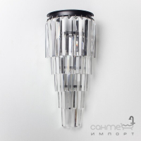 Настінний світильник кришталевий Terra Svet Modern Crystal Black 055776/2W BK