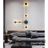 Настінний світильник Terra Svet Molecular Wall Light 051206/5 bk LED 19W