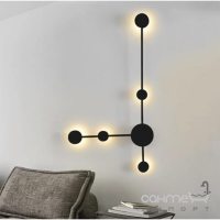 Настінний світильник Terra Svet Molecular Wall Light 051206/5 bk LED 19W