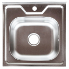 Накладна мийка для кухні, товщина 0,5 мм Platinum 5050 Нержавіюча Сталь/Сатин