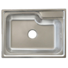 Врезная мойка для кухни, толщина 0,8 мм Platinum 5845 Нержавеющая Сталь 
