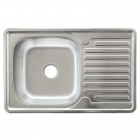 Врізна мийка для кухні, товщина 0,8 мм Platinum 7850 Нержавіюча Сталь