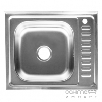 Накладна мийка для кухні, товщина 0,7 мм Platinum 6050 R/L Нержавіюча Сталь
