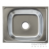 Врезная мойка для кухни, толщина 0,5 мм Platinum 4050 Нержавеющая Сталь/Сатина