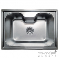 Врізна мийка для кухні, товщина 0,8 мм Platinum 6043 Нержавіюча Сталь