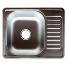 Врізна мийка для кухні, товщина 0,8 мм Platinum 5848 Нержавіюча Сталь