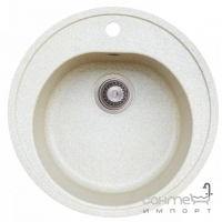 Гранітна мийка для кухні без сифону Platinum Luna 510 Матовий кольори в асортименті