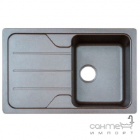 Гранітна мийка для кухні без сифону Platinum Verona 7850 Матовий кольори в асортименті
