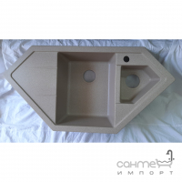 Гранітна мийка для кухні без сифону Platinum Pandora 9950 Матовий кольори в асортименті