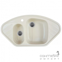 Гранітна мийка для кухні без сифону Platinum Largo 9250 Глянець кольору в асортименті