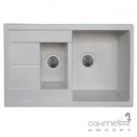 Гранітна мийка для кухні без сифону Platinum Kessan 7850W Глянець кольору в асортименті