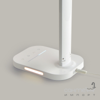 Настільна лампа сенсорна на гнучкій ніжці з USB виходом Videx VL-TF12W LED 7W 3000-5500K