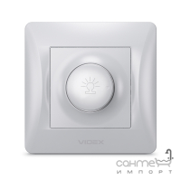 Выключатель диммер встраиваемый Videx Binera 15-600W (цвета в ассортименте)