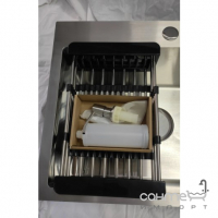 Мийка врізна, кошик та дозатор у комплекті (1,5 мм) Germece Handmade 5843/220 Нержавіюча Сталь