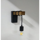 Настенный светильник деревянный Sirius S7128/1 E27, лофт
