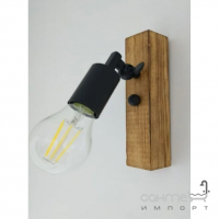 Настінний світильник дерев'яний Sirius S7148/1 E27, лофт