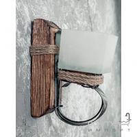Настінний світильник дерев'яний Sirius S7001/1 E14, лофт