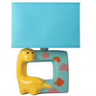 Настольная лампа декоративная для детской Sirius D1-92-BL, цветная, керамика