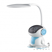 Настільна лампа сенсорна з USB виходом для заряджання Sirius BL 1618 8W LED 3000-4300-6000K, срібло