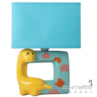 Настільна лампа декоративна для дитячої Sirius D1-92-BL, кольорова, кераміка