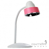 Настільна лампа сенсорна з USB виходом Sirius HT-LED214 n 5W pink LED, рожевий-білий, диммер