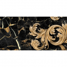 Плитка настенная декор 30х60 Golden Tile Saint Laurent Decor 2 9АС32 черная