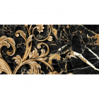 Настінна плитка декор 30х60 Golden Tile Saint Laurent Decor 3 9АС33 чорна