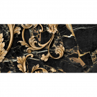 Настінна плитка декор 30х60 Golden Tile Saint Laurent Decor 4 9АС34 чорна