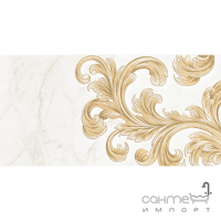 Настінна плитка декор 30х60 Golden Tile Saint Laurent Decor 1 9А031 біла