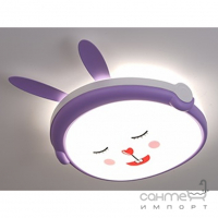 Люстра потолочная детская с пультом ДУ Sirius LD 3422C-24W*2, LED, 2800-7000K, фиолетовый
