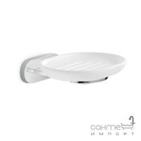 Підвісна мильниця Newform O Rama 67200 біла кераміка, метал колір на вибір